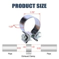 thumbnail image 3 of BATONECO 1.75" Exhaust Clamp Butt Joint Narrow Band Muffler Seal Clamp Stainless Steel, 3 of 6
