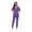 Purple, variant on VIAOLI Women's Scrubs Set - Stretchy Medical Uniform with Pockets, for Nurses & Doctors, S-XXL, Multi-Color