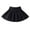 #0035-Black, variant on Cowsor Girls Preppy Skirt 3 to 14 Years Solid Bow Decor Pleated Skirt with Delicate Trim High Waist A Line Mini Skirt for School Party Daily Wear