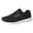 Black, variant on Men's Casual Sneakers Comfort Walking Shoes Breathable Mesh Athlet𝗂c Shoes Fashion Non-S𝗅ip Sport Shoes Wide Width Casual Workout Shoes with H𝗈𝗈k and L𝗈𝗈p