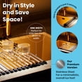 thumbnail image 4 of Escurridor de platos enrollable de acero inoxidable HAPPY SINKS 46x32 cm, 4 of 8