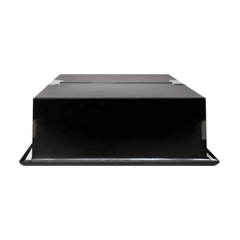 ALFI Black 2-Tier Stainless Steel Wall Mount Bathroom Shelf (12-in