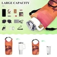 thumbnail image 4 of Iauyy Adjustable Strap Water Bottle Carrier Holder Pouch Bag for Outdoor Hiking Sports, Sunset 1, 20-40oz, 4 of 7