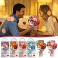 thumbnail image 1 of Artificial Roses Blue Valentine's Day Soap Bouquet Gift Set for Women(1Pcs) Rkxzt, 1 of 9