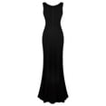 thumbnail image 4 of Angel-fashions Elegant Mother of Bride Gown Women's Vintage Gatsby Flapper Sheer Round Neck Wine Red Sequin Evening Dress Medium, 4 of 6