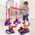 thumbnail image 3 of Hzsb 3-In-1 Baseball Tee Set with Pitching Machine Retractable Bat 6 Balls Adjustable Height Indoor Outdoor Sport Toy for Kids Age 3-12, 3 of 7