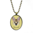 thumbnail image 1 of Larga madrugadora spotted Wild Serval animal Collar Colgante de cadena vintage Colección de joyas colgantes Unbranded M, 1 of 3