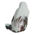 thumbnail image 2 of Wukai Adorable Puppy Portrait Full Set Car Seat Covers with Soft Padding Universal Auto Front Seats Protector and Cushion Mat, 2 of 5