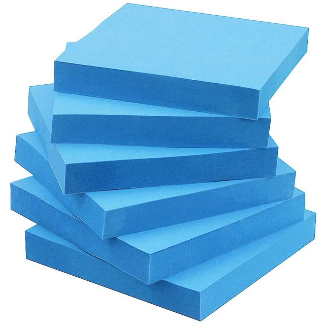 Notas Adhesivas 3x3 Notas Autoadhesivas Color Azul 6 Blocs, 100 Hojas/bloc Feliz Sencillez
