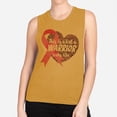 thumbnail image 2 of What a Warrior Looks Like Women's Muscle Tank X-Large Antique Gold, 2 of 5