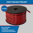 thumbnail image 2 of Wire GS Power, calibre 16 (16 AWG), 30,48 m, cobre puro, rojo/negro, 2 of 9