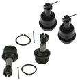 thumbnail image 1 of Trq Juego De Rótula Superior E Inferior Del Lado Del Conductor Y Del Pasajero, Compatible Con Dodge Ram 1500 2000-2001, 1 of 5