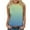 Mint Green, variant on ZQGJB Womens Summer Sleeveless Tank Tops Casual Tie Dye Gradient Print Round Neck Graphic Tunic Blouse Loose Lightweight Comfy Camisole Vest Top Green XXL