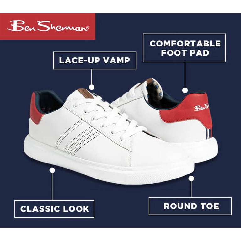 Ben Sherman Mens Hardie Lightweight Casual Sneaker - Walmart.com display picture 1