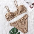 thumbnail image 2 of LYXSSBYX Swimsuits for Women Two Piece Women Summer Fashion Solid Tank Sexy Two-Piece Metal Bikini Swimsuit Swimwear, 2 of 7