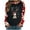 Black, variant on lcziwo Women Christmas Sweatshirt Retro Xmas Elk Print Sweater Crewneck Long Sleeve Casual Pullover Xmas Holidays Tops Black,S