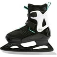 thumbnail image 2 of Bladerunner Ice by Rollerblade Micro XT Ice Girl's Adjustable Ice Skates, Black/Light Teal, 2 of 6