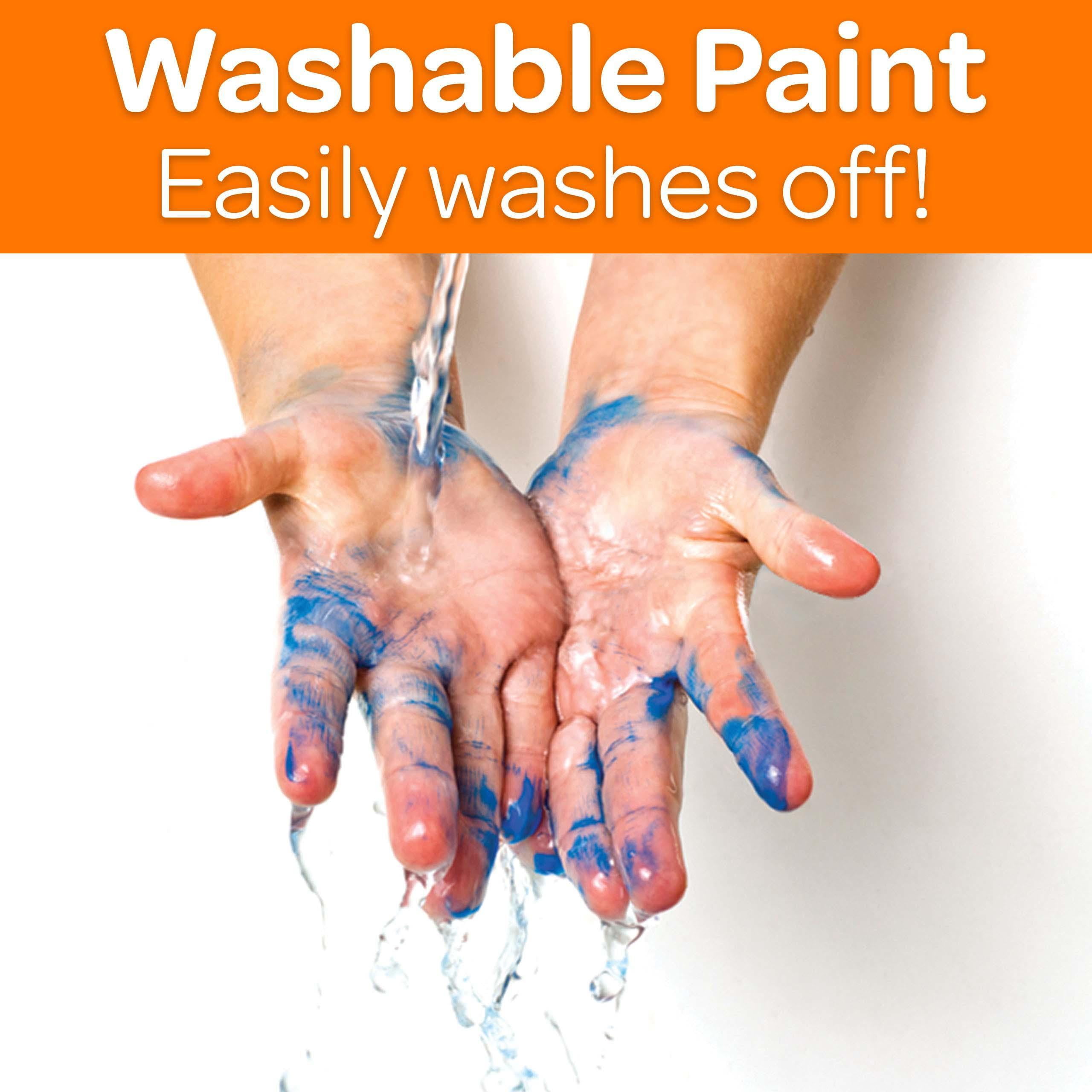 Crayola - Easy-Clean Fingerpaint Set