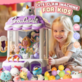 thumbnail image 3 of Risehigh Claw Machines for Kids Unicorns Toys for Girls Age 6+, Arcade Toy Games with Music, Candy Dispenser Machine Mini Vending Machine with 30 Accessories Christmas Birthday Gifts Age 8-12, 3 of 6