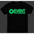 thumbnail image 2 of PHOTOGRAPHER t-shirt, Event photographer shirt GLOW IN THE DARK, Event t-shirt, 2 of 4