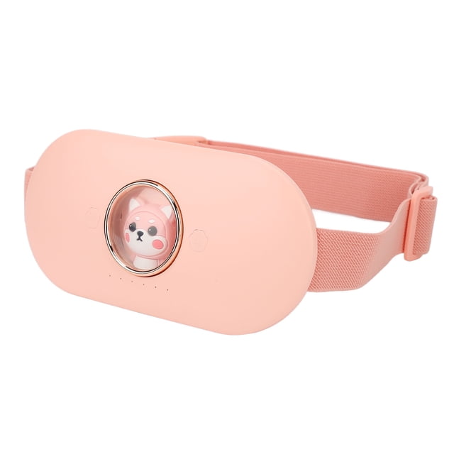 Menstrual Heating Belt, Electric Waist Belt Device Vibration 3 Heat Levels Rapid Heating Hot Compress Pad Cordless For Abdomen Stomach