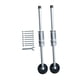 thumbnail image 2 of 2 piezas de nivelador de escalera, patilizantes de escalera de extensión Pats Accesorios de escalera de escalera Herramientas ajustables con pies de Longitud 60 cm, 2 of 8
