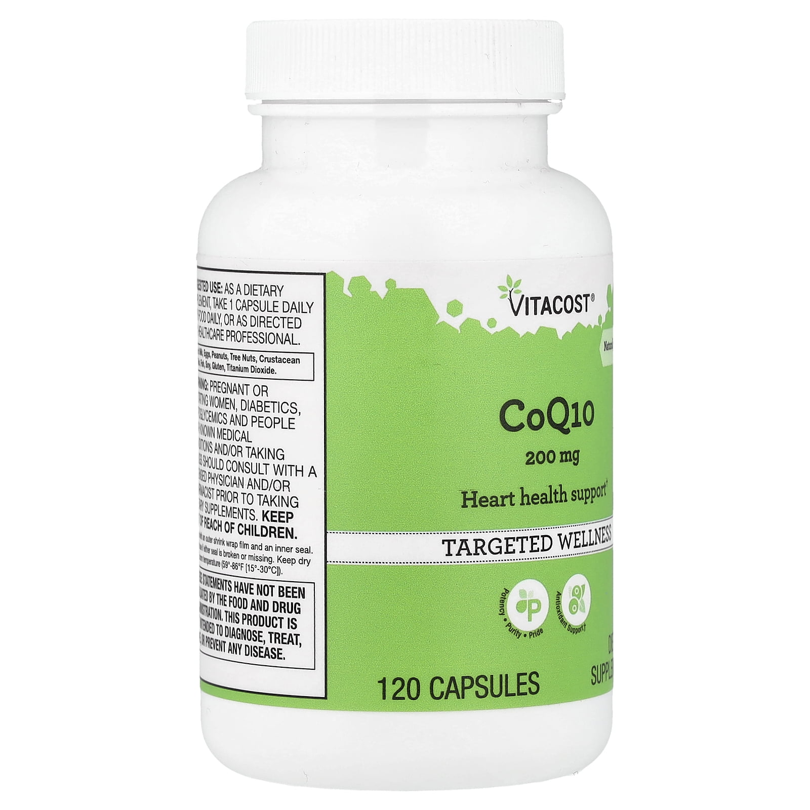 Vitacost CoQ10, 200 mg, 120 Capsules