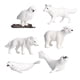 thumbnail image 3 of 6 Juguetes de Animales , Figuras de Animales para , Figuras de Animales para , Modelo de Animal de Simulación: Búho, Lagopus, Oso, Lo Baoblaze Figuras de miniaturas de animales, 3 of 8