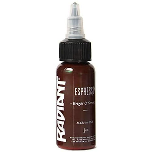 Radiant Colors Encre à Tatouage - ESPRESSO 1 Oz