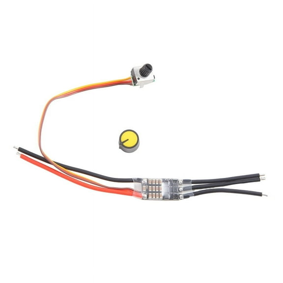 DC 7-26V Three-Phase Brushless Motor Driver Drive Board Speed Controller Regulator with Potentiometer(30A)