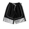 PMUYBHF Shorts Homme 5 Pouces Coton Jogging Décontracté Shorts d'Été Rétro Sports Shorts Homme