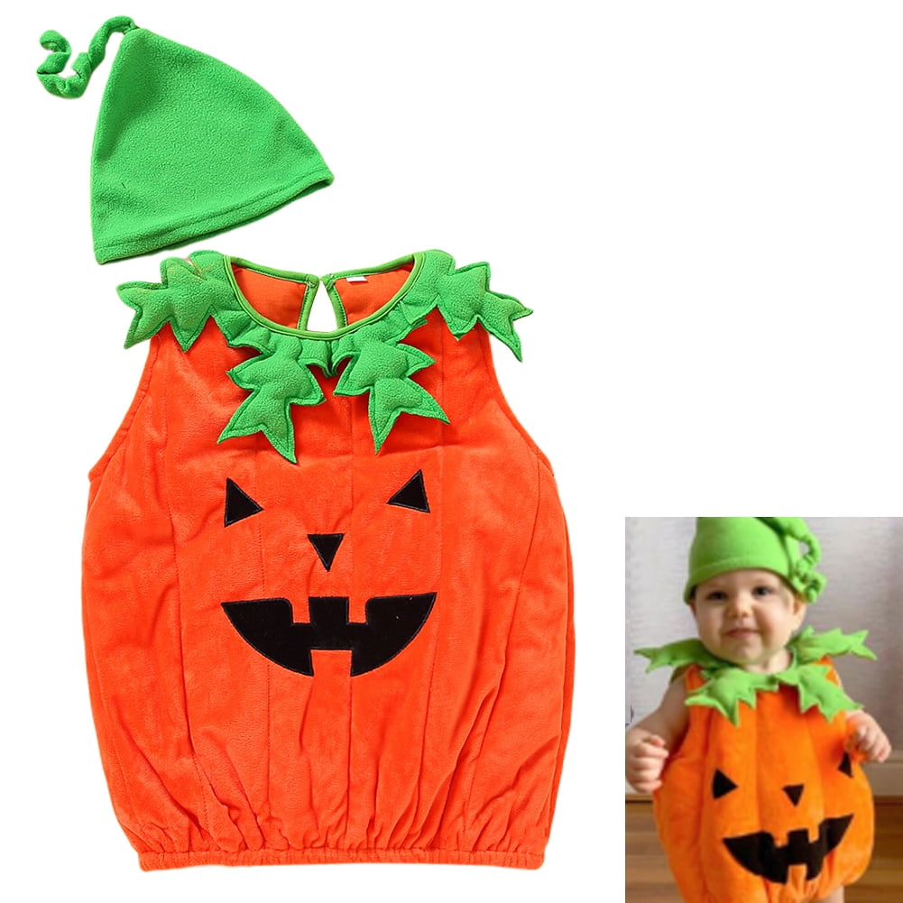 Gyratedream 03T Cosplay Halloween Toddler Baby Kid Pumpkin Sleeveless