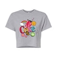 thumbnail image 3 of Coca-Cola - Colorful Coke Collage - Junior's Cropped T-Shirt, 3 of 5