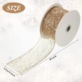 thumbnail image 2 of Cinta decorativa Geosar Gold Mesh Glitter de 6,3 cm x 18 m, 2 of 7
