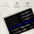 thumbnail image 6 of Elephant Stock Medical Heroes Flag Wall Art - Horizontal Canvas Wall Art - Living Room Wall Decor - Our America Canvas - Black And Gray Decor - 45" x 30", 6 of 8