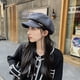 thumbnail image 1 of Gorro octogonal con letras nuevas para otoño e invierno, estilo japonés, boina de pintor versátil, retro, artística, con visera de gran circunferencia de cabeza, 1 of 6