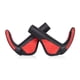 thumbnail image 2 of Sonducket 1 par de empuñaduras de manillar, cubierta ajustable para bicicleta de ciclismo, barras de equitación ergonómicas para exteriores, Ciclismo negro rojo, 2 of 6