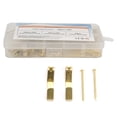 thumbnail image 2 of Hanging Hooks, Gold Undeformable Crochet Hooks 50Pcs 30LB With Steel Nails For Home For Office For Kitchen, 2 of 8