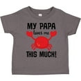thumbnail image 3 of Inktastic My Papa Loves Me gift Boys or Girls Toddler T-Shirt, 3 of 5