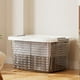 thumbnail image 4 of Caja de pestillos de almacenamiento | Contenedor de plástico duradero con tapa transparente y pestillos seguros | Organizador apilable para ropa y artículos diversos | Mediano 25x18x15 cm, Grande, 4 of 5