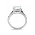 thumbnail image 3 of Women's 3.17 Ct Round Cut Zirconia Stainless Steel Engagement Ring Size 6, 3 of 5