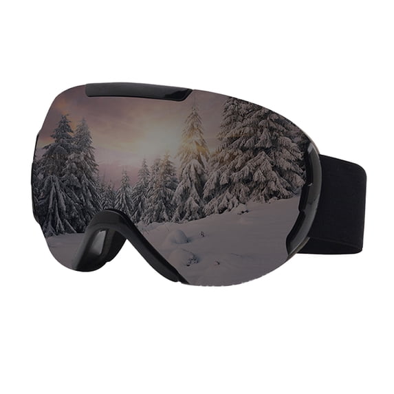 Ski goggles double anti-fog, goggles anti-snow wind