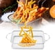 thumbnail image 5 of Cesta coladora, cesta para freír de acero inoxidable, cesta múltiple, cesta para freír de acero inoxidable, rendimiento inigualable, 5 of 8