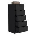 thumbnail image 5 of CoSoTower 5 Drawers Tall Dresser, Pull Out System -Black, 5 of 6