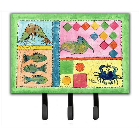 6 x 9 In. Blue Heron Leash or Key Holder