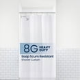 thumbnail image 2 of Peva 8G Bathroom Small Shower Stall Curtain Liner, 36" W X 72" H Narrow Size, Frost[186], 2 of 6