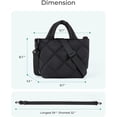 thumbnail image 4 of Women's Shoulder Bags, Quilted Grid Quilted Handbag, Crossbody Bag, Small Purse, 4 of 4