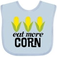 thumbnail image 3 of Inktastic Eat More Corn Boys or Girls Baby Bib, 3 of 4
