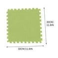 thumbnail image 4 of Dmlowu Soft Play Mat, Eva Foam Jigsaw Puzzle Play Mat, Interlocking Squares for Babies, Toddlers & Kids Gym, Nursery, Playroom 30x30cm Green, 4 of 4
