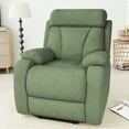 thumbnail image 5 of Oufan Power Lift Recliner for Elderly, Snowflake Velvet Recliner Chair Sofa with Adjustable Backrest, Extended Footrest & Side Pocket, Green, 5 of 18